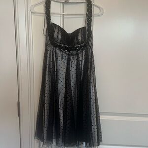 Niteline Black and Silver mini dress